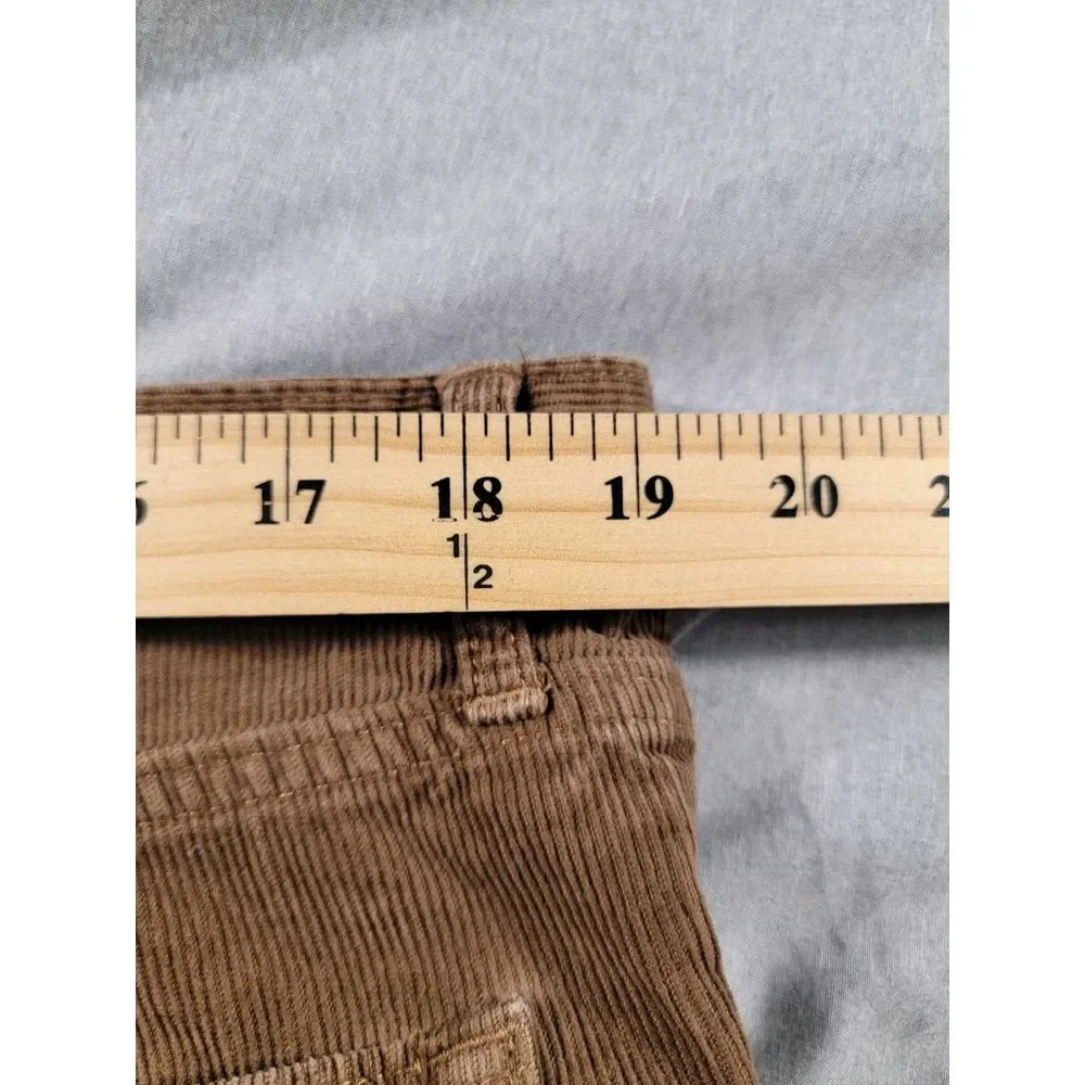 Vtg‎ Banana Republic Corduroy Chino Pants Mens 38x30 Brown Straight Leg